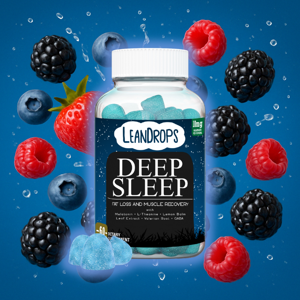 LeanDrops: Deep Sleep — Nighttime Fat Loss & Muscle Recovery Gummies