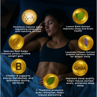 LeanDrops: Deep Sleep — Nighttime Fat Loss & Muscle Recovery Gummies